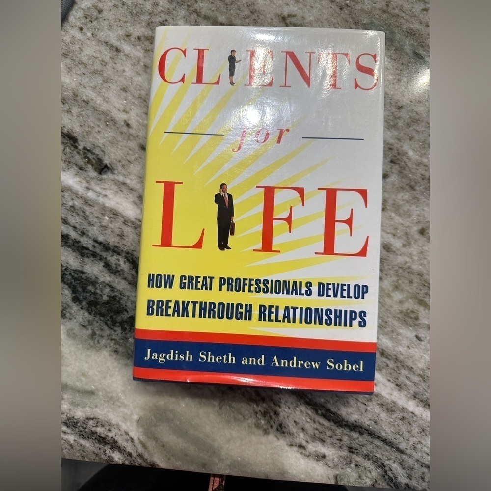 Clients For Life Book by Jagdish Sheth and Andrew Sobel